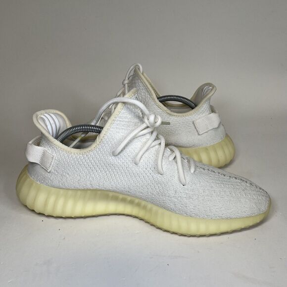 Adidas Yeezy Boost 350 V2 Cream White Shoes - Picture 3 of 9